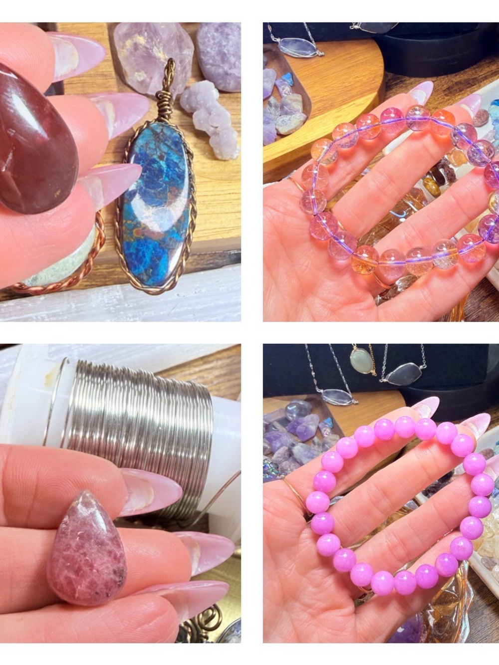 2 pendants & bracelet bundle